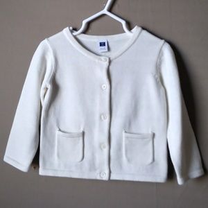 J + J Off White Button Up Cardigan · 12-18 M · NWT